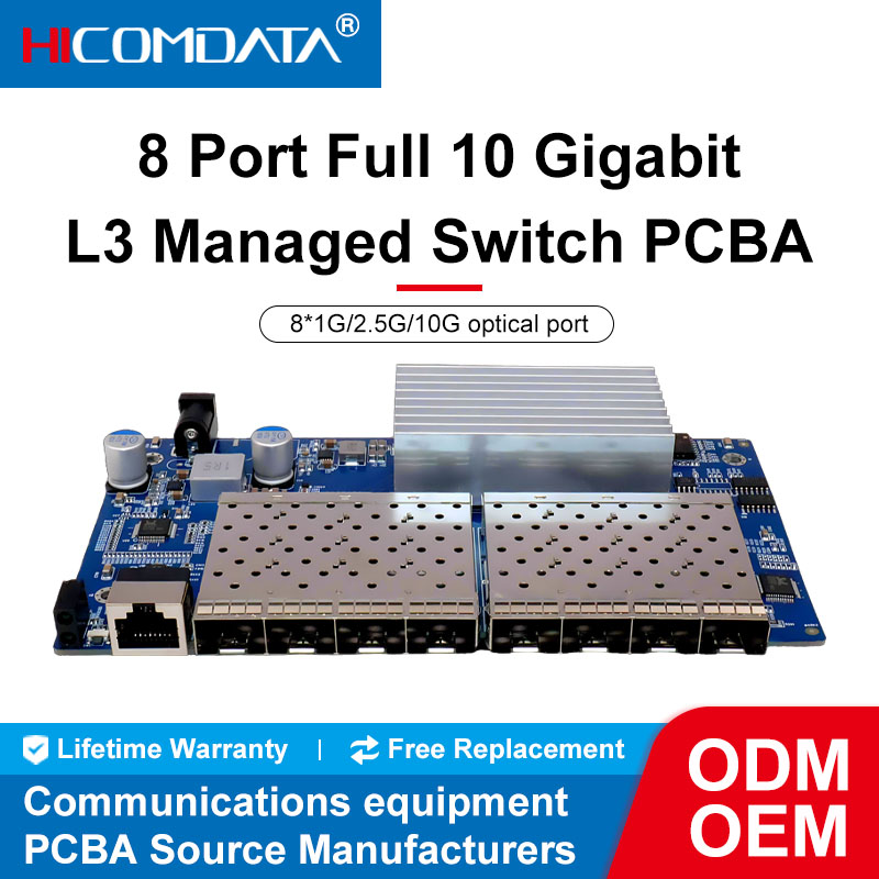 Ethernet Switch 8 Port - 8 *10-gigabit SFP+ ports L3 Managed