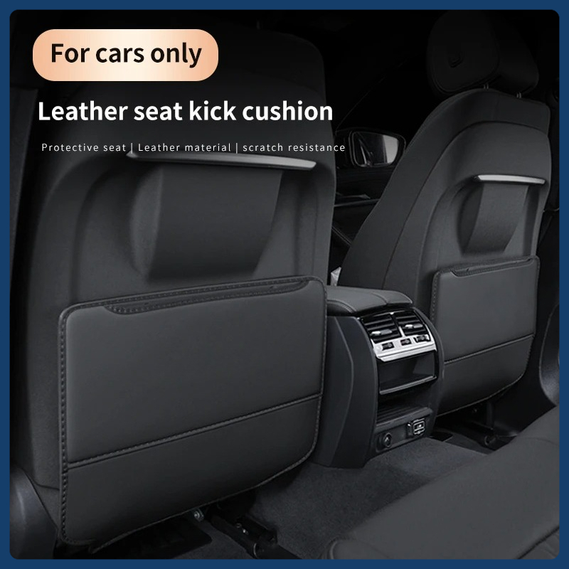 Surge Protector Rack - Car Anti-kick Pad Interior Pu Leather