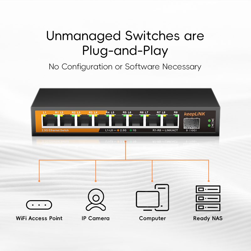 KeepLiNK 8-Port 2.5Gbps Ethern - Ethernet Switch 8 Port incelemesi ve fiyatı