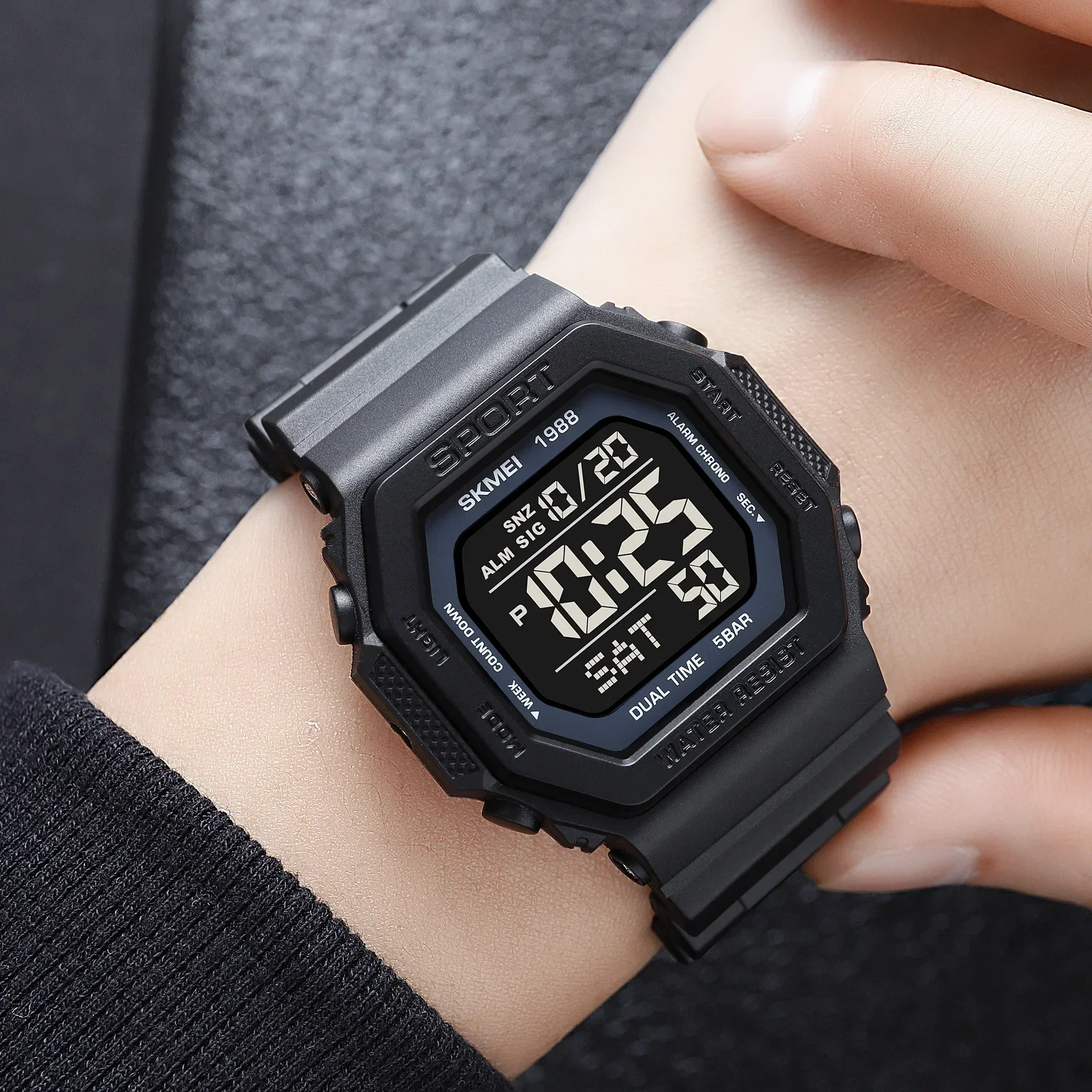 Skmei 1988 Men's Military Coun - Digital Timer Countdown incelemesi ve fiyatı