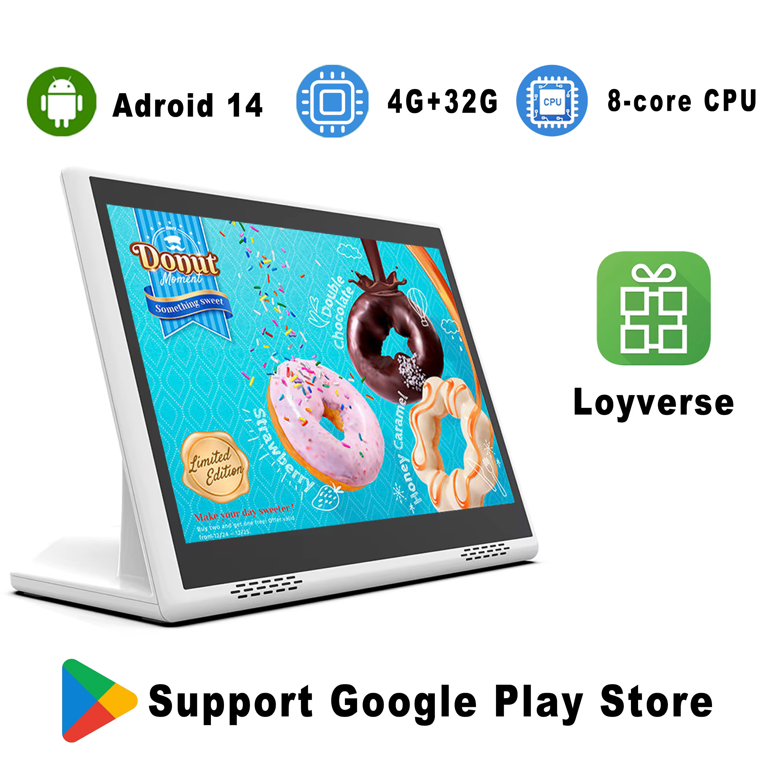 L Shape 10.1 Inch Android 14 D - Pos Terminal Android incelemesi ve fiyatı