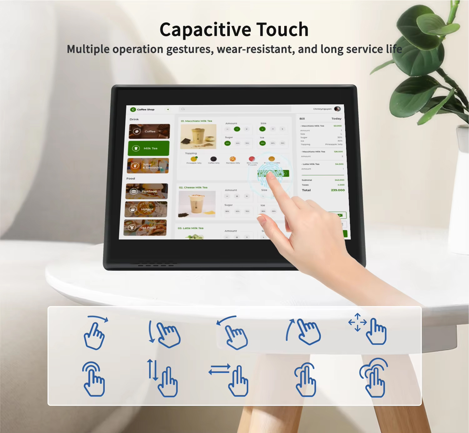 L Shape 10.1 Inch Android 14 D - Pos Terminal Android incelemesi ve fiyatı