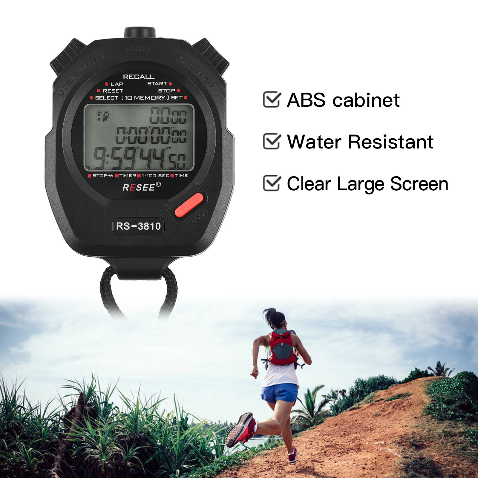Sports Stopwatch Timer 100 Mem - Digital Timer Countdown incelemesi ve fiyatı
