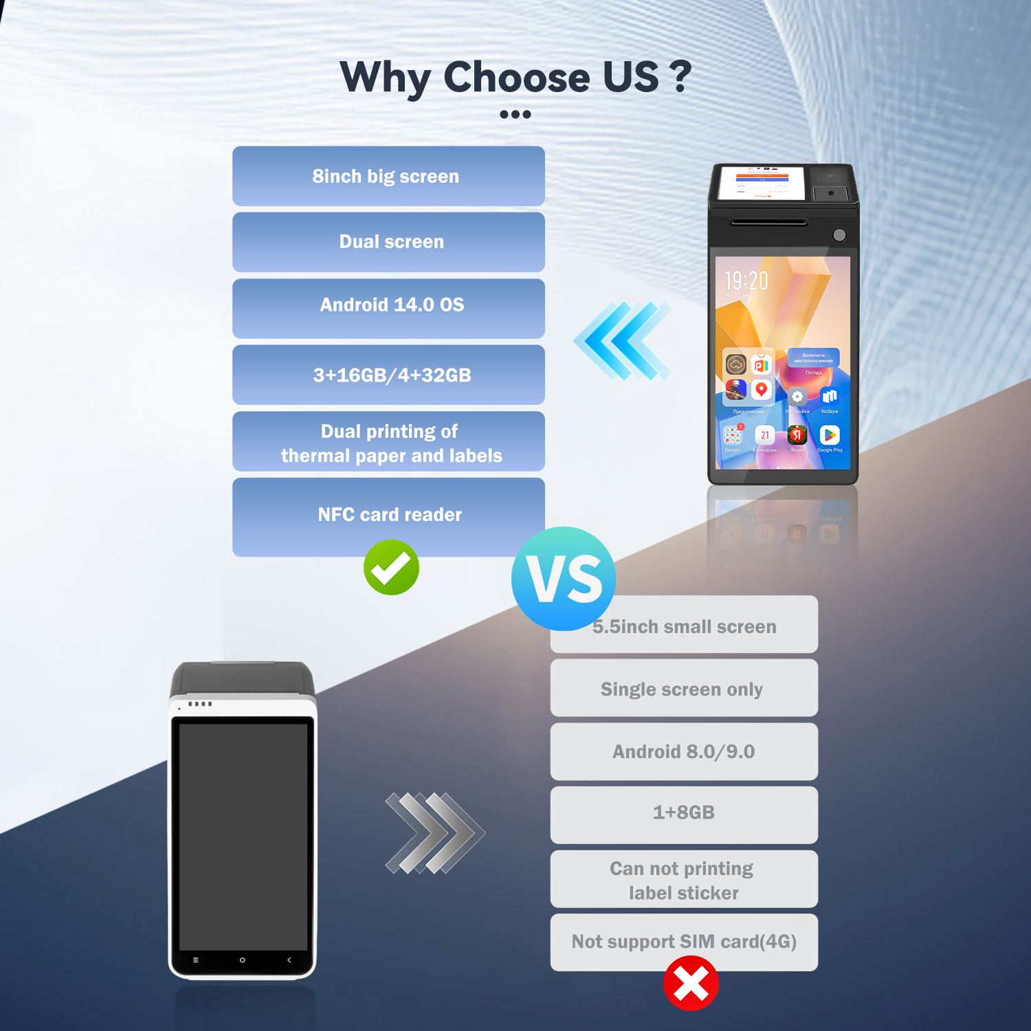 Android 14.0 Dual Screen 8 Inc - Pos Terminal Android incelemesi ve fiyatı