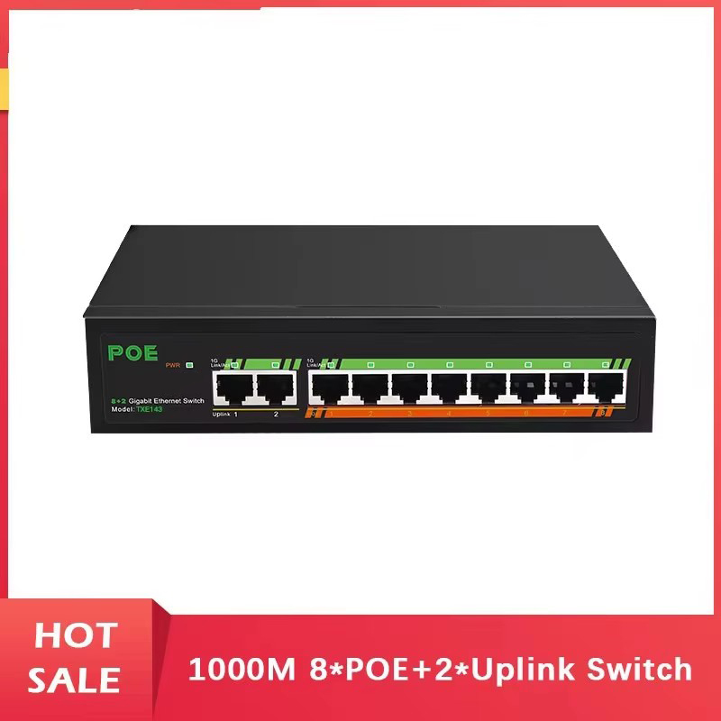 10 Ports Gigabit Switch1000Mbp - Ethernet Switch 8 Port incelemesi ve fiyatı