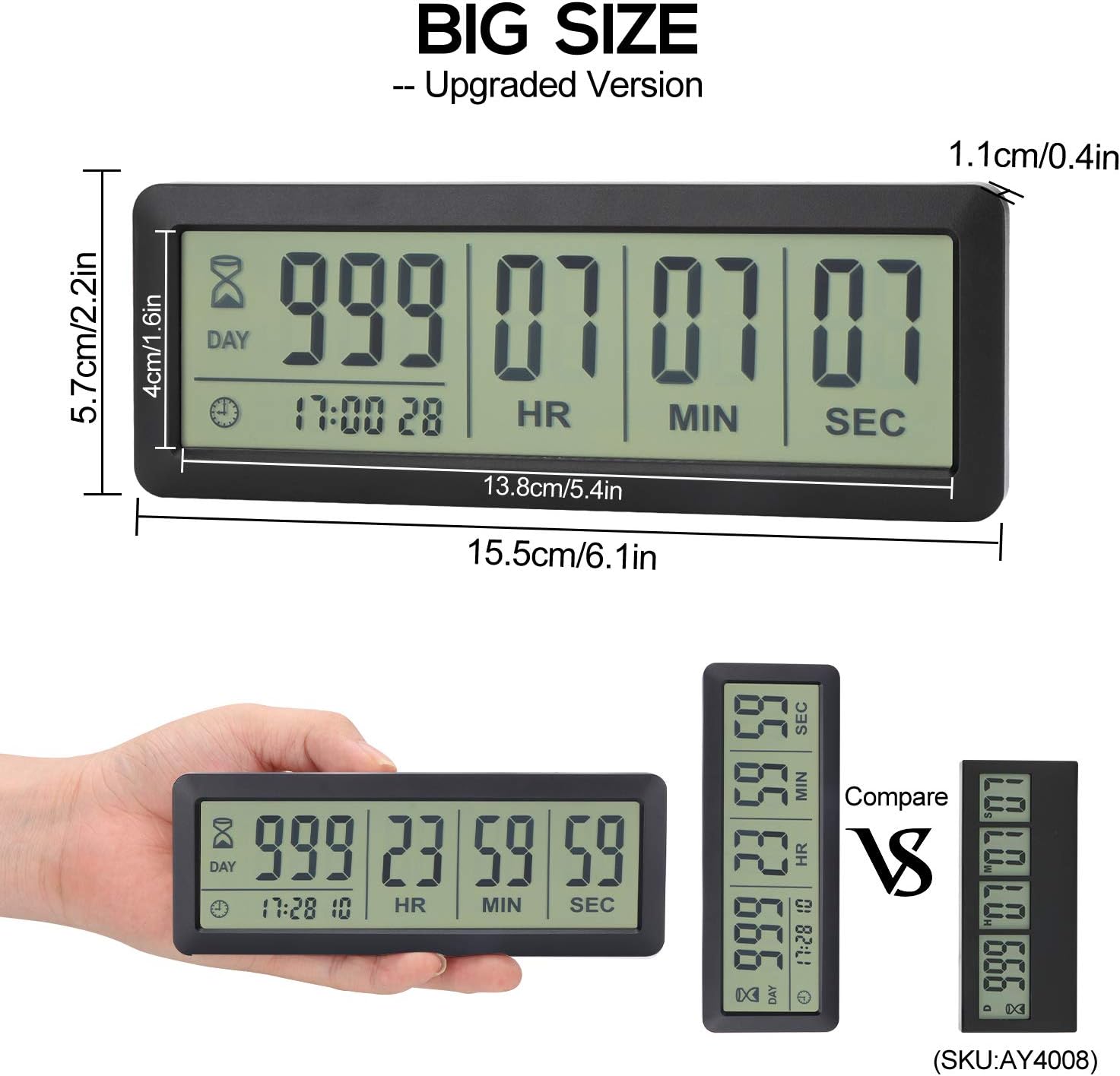 999-Day Countdown Timer Digita - Digital Timer Countdown incelemesi ve fiyatı