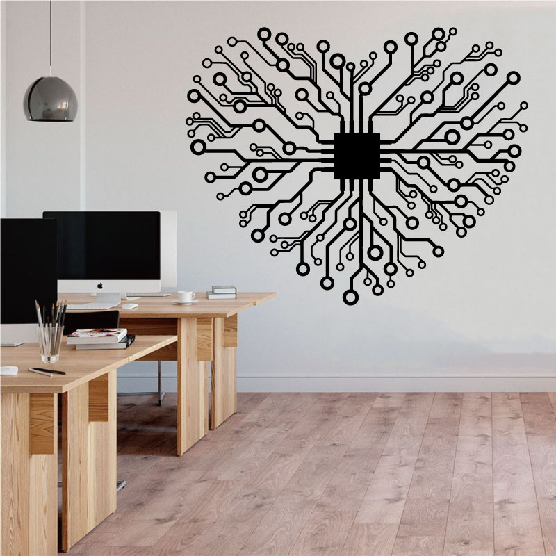 Love Chip Tech Company Office  - Tech Office Wall Art incelemesi ve fiyatı