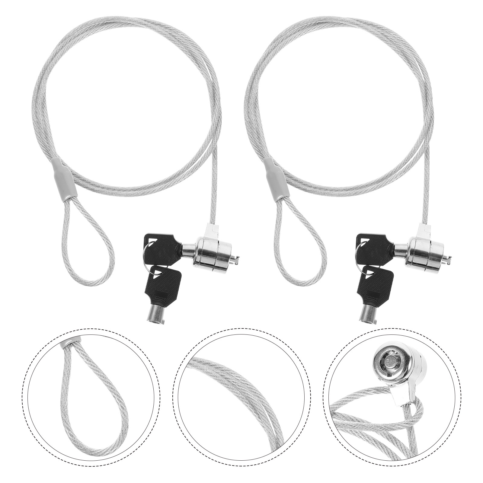 2Sets Security Hardware Cable  - Pc Security Lock incelemesi ve fiyatı
