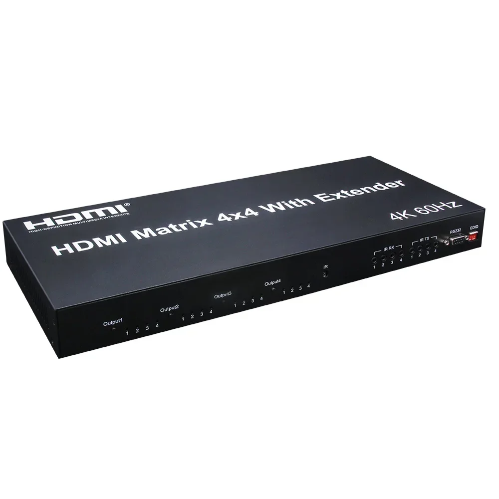 4K 60Hz 4X4 Matrix HDMI2.0 4x4 - Ethernet Switch 8 Port incelemesi ve fiyatı