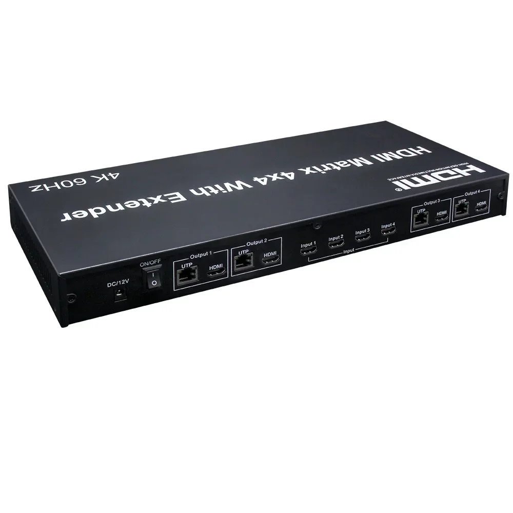 4K 60Hz 4X4 Matrix HDMI2.0 4x4 - Ethernet Switch 8 Port incelemesi ve fiyatı