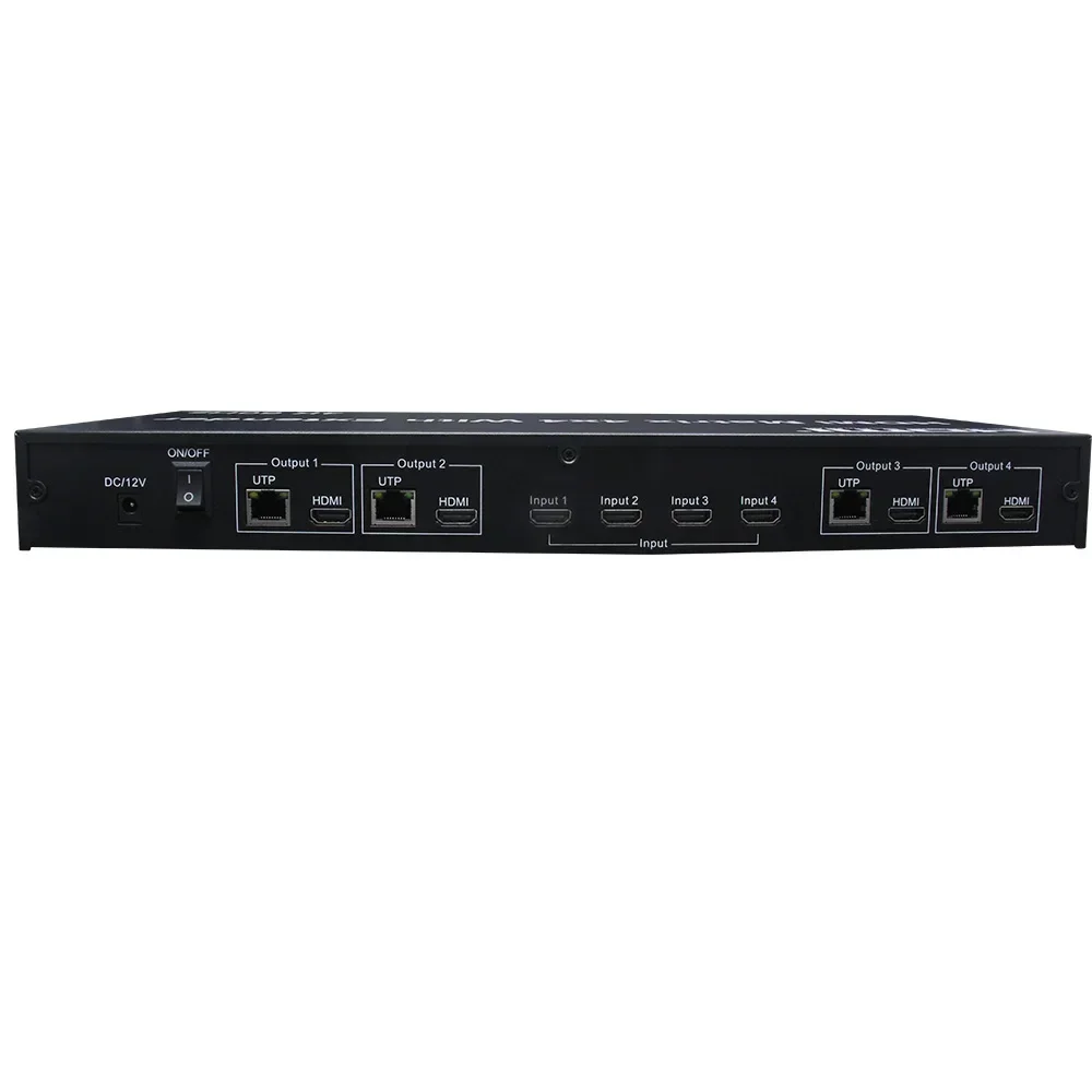 4K 60Hz 4X4 Matrix HDMI2.0 4x4 - Ethernet Switch 8 Port incelemesi ve fiyatı