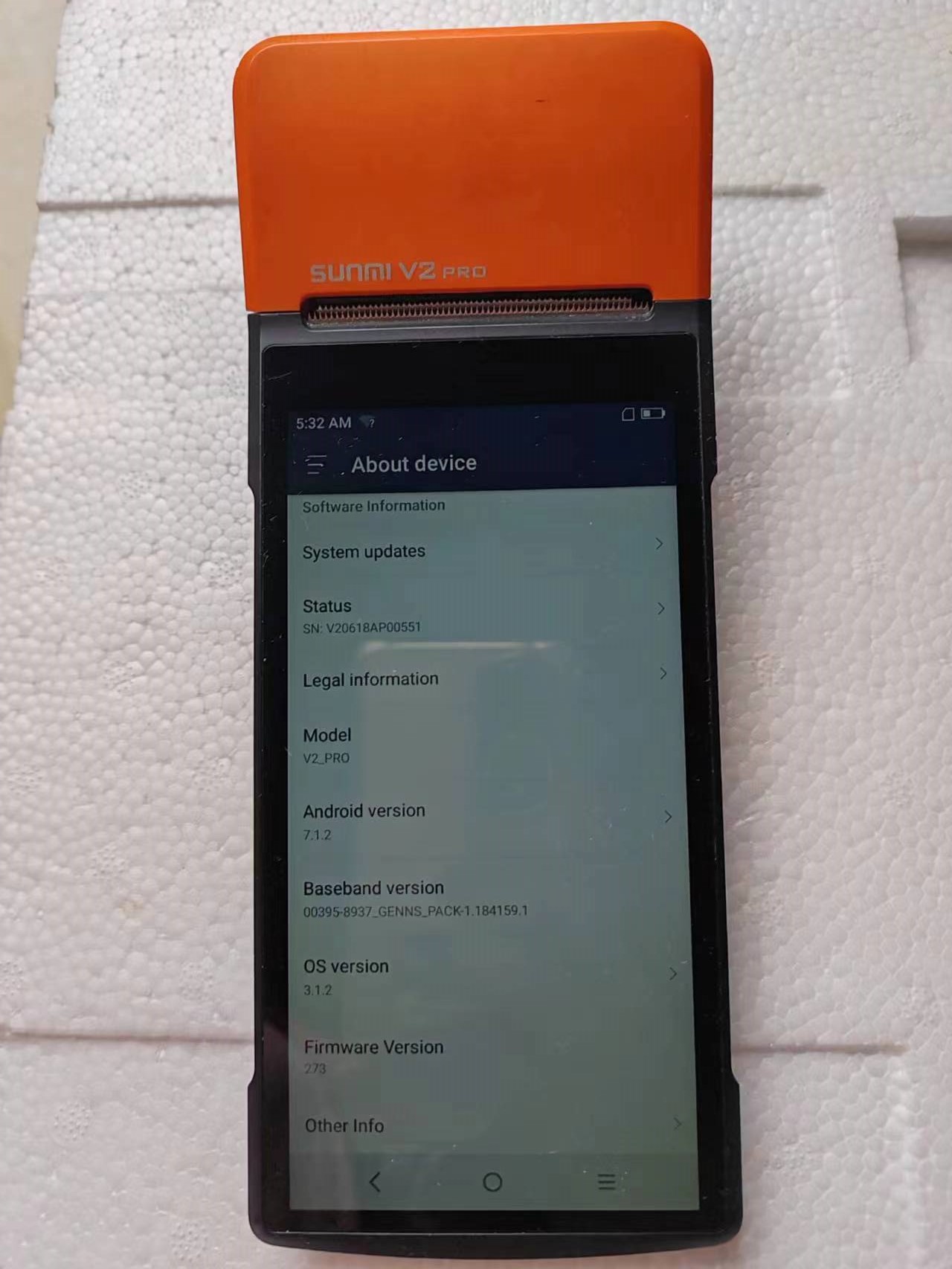Used  V2 Pro  Android 7.1 POS  - Pos Terminal Android incelemesi ve fiyatı