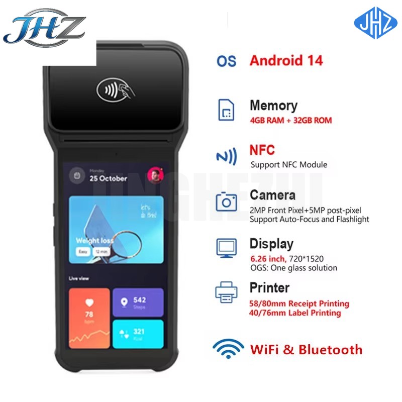 JHZ for Z93 Handheld Android C - Pos Terminal Android incelemesi ve fiyatı