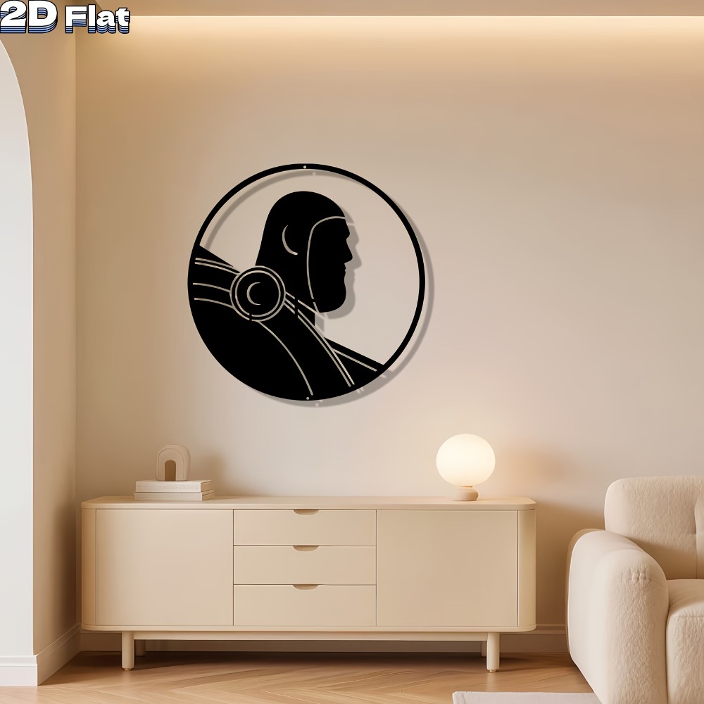 1pc Modern Robot Metal Wall Ar - Tech Office Wall Art incelemesi ve fiyatı