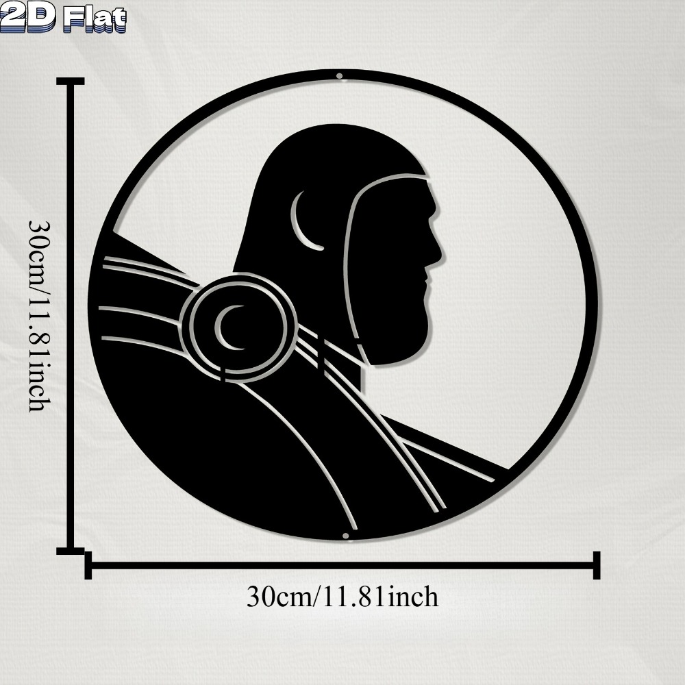 1pc Modern Robot Metal Wall Ar - Tech Office Wall Art incelemesi ve fiyatı