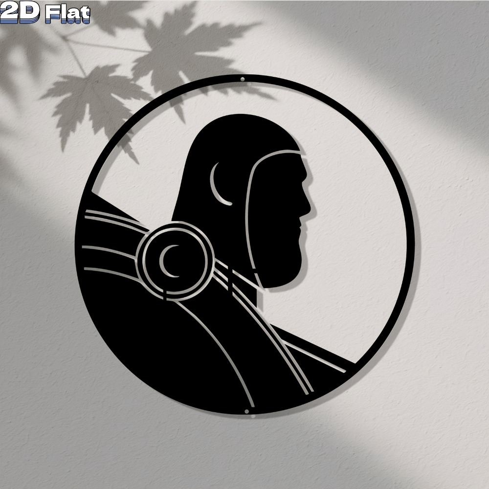 1pc Modern Robot Metal Wall Ar - Tech Office Wall Art incelemesi ve fiyatı