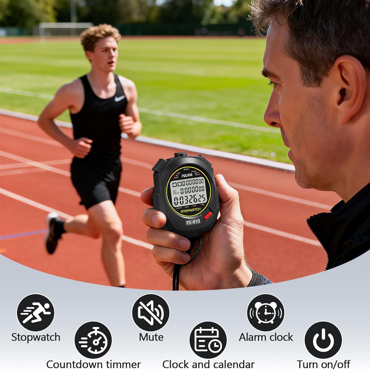 10-Lap Stopwatch for Sports, C - Digital Timer Countdown incelemesi ve fiyatı