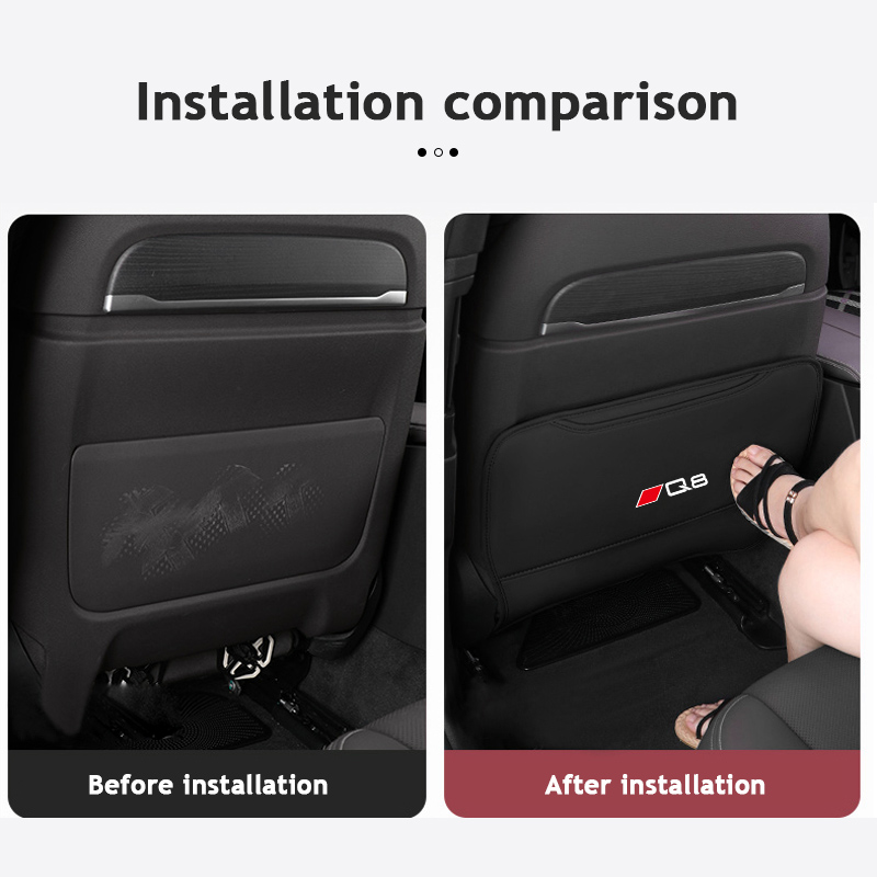 PU Leather Car Anti-Kick Mats  - Surge Protector Rack incelemesi ve fiyatı