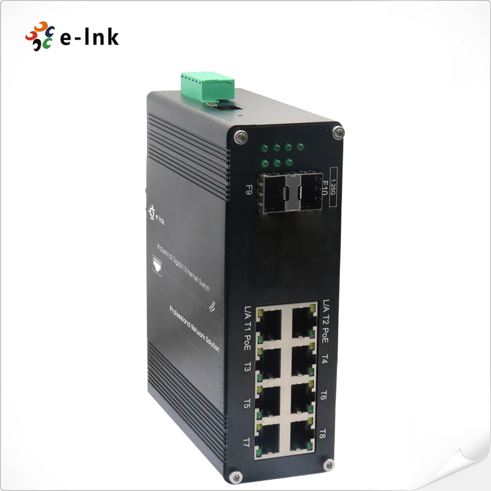 ELINK Industrial L2+ 8-Port 10 - Ethernet Switch 8 Port incelemesi ve fiyatı