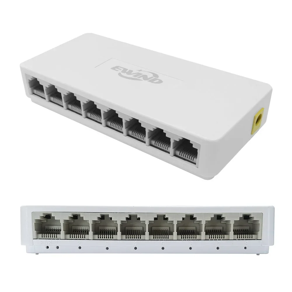 New 10/100/1000Mbps Ethernet S - Ethernet Switch 8 Port incelemesi ve fiyatı