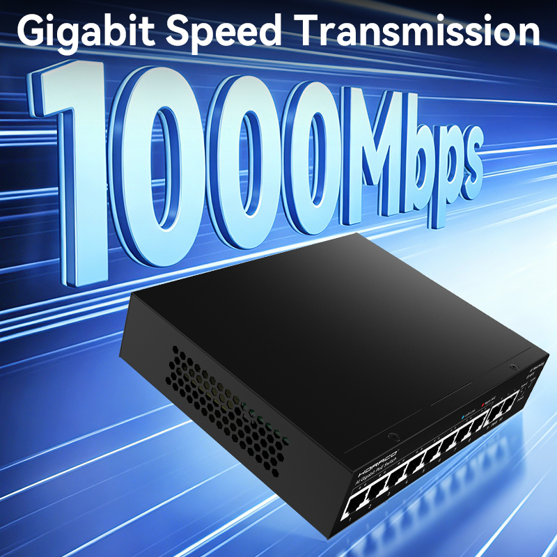 HORACO 8 Port Gigabit POE Swit - Ethernet Switch 8 Port incelemesi ve fiyatı