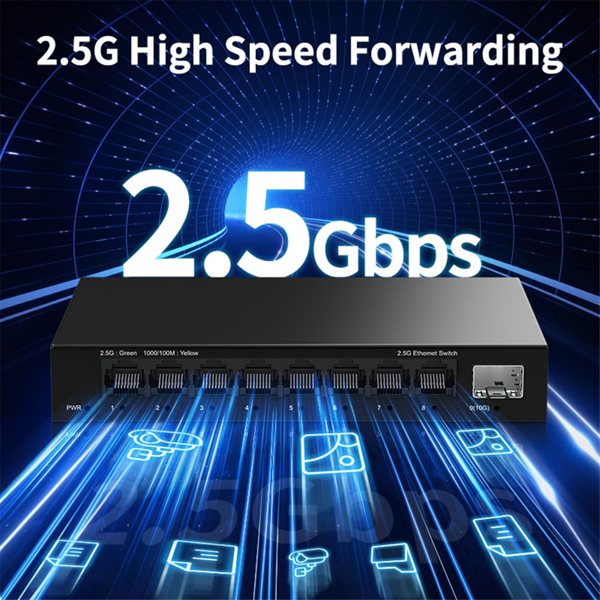 MARQ 2.5Gb 8 Port Network Swit - Ethernet Switch 8 Port incelemesi ve fiyatı