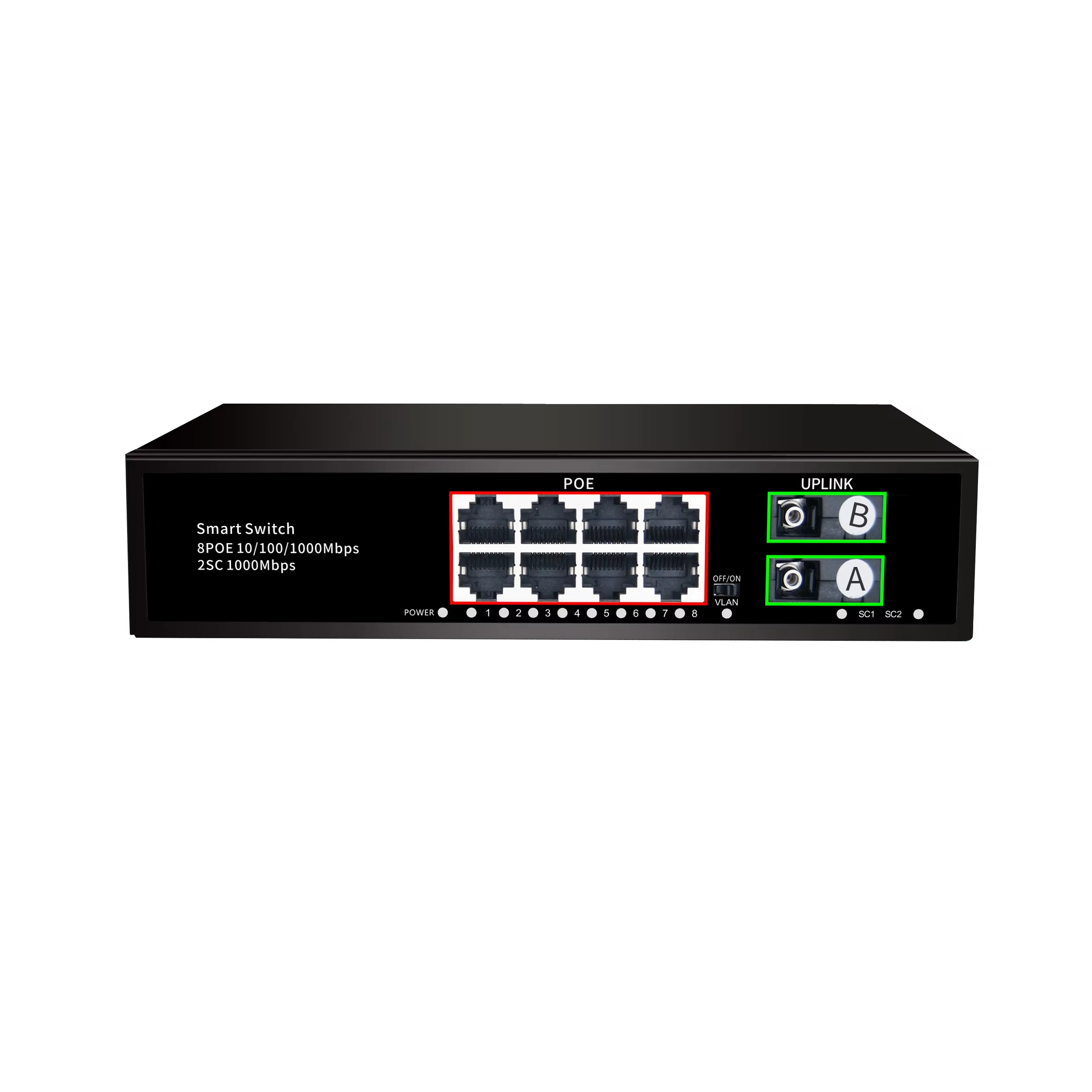 ODM & OEM Gigabit Ethernet 8 P - Ethernet Switch 8 Port incelemesi ve fiyatı