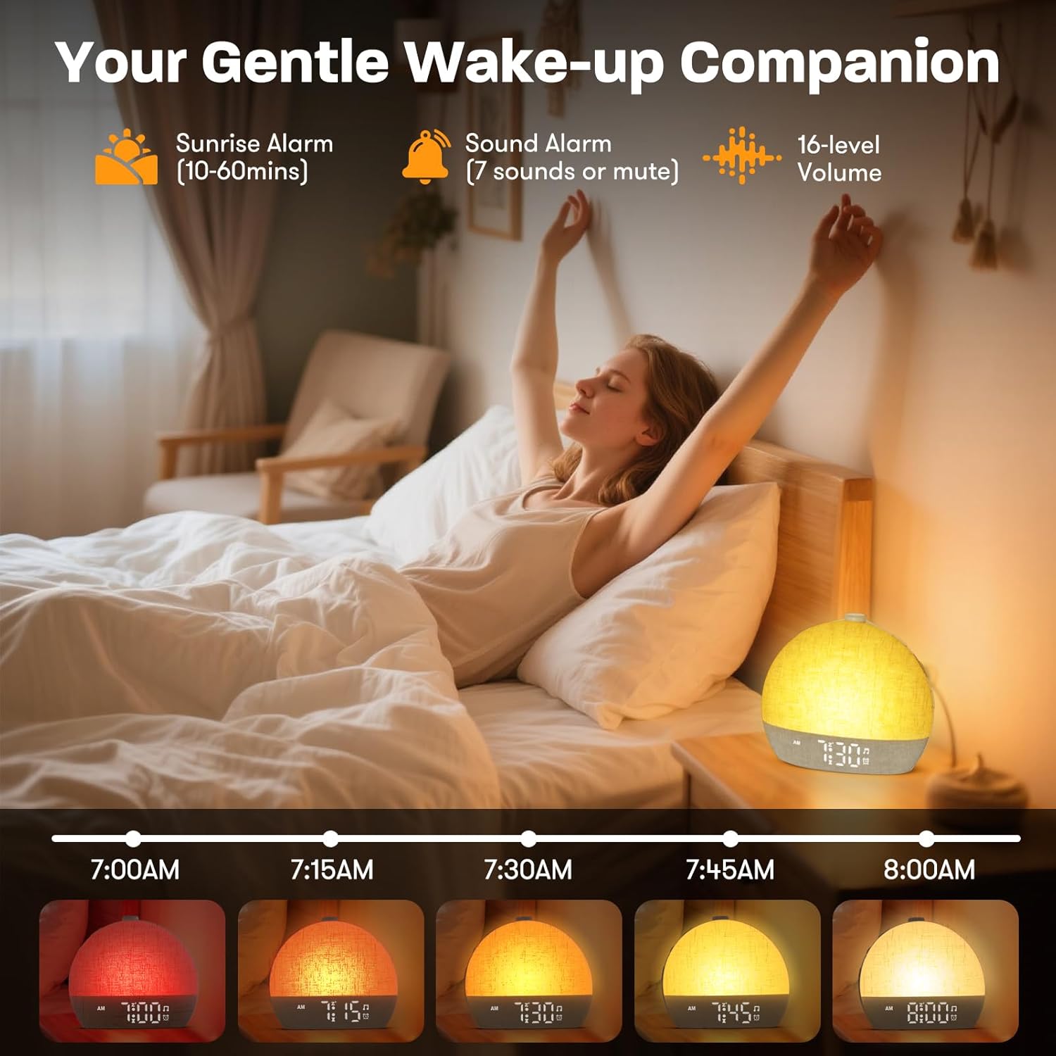 Wake Up Light Sunrise Alarm Cl - Digital Timer Countdown incelemesi ve fiyatı