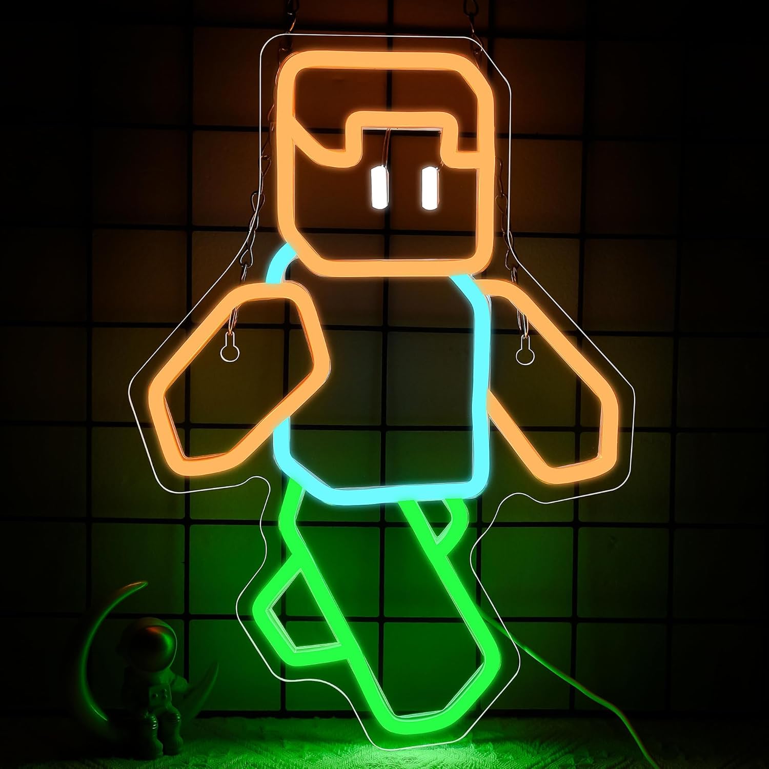 Pixel Art Character Neon Sign  - Tech Office Wall Art incelemesi ve fiyatı